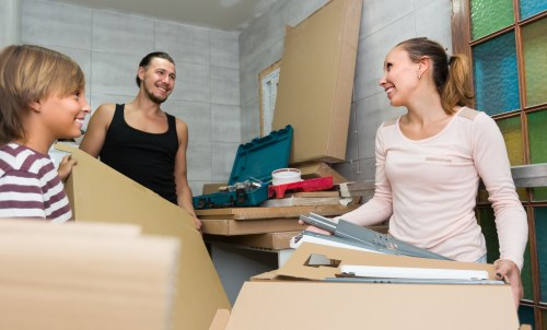 Local house removals team preparing a home move in Sidcup