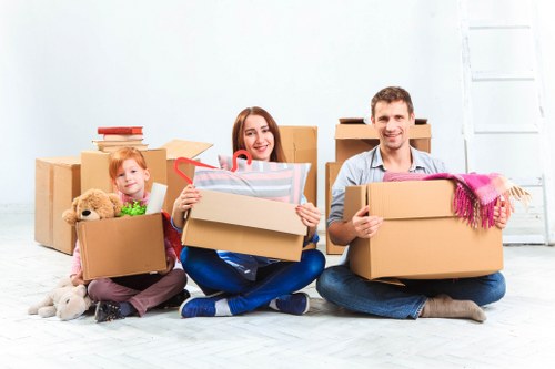 Commercial moving team planning an office relocation in Sidcup