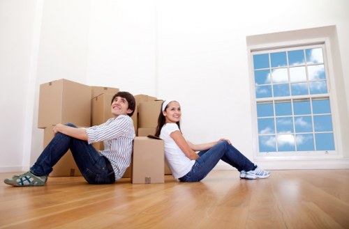 Professional local moving service handling access challenges in Sidcup