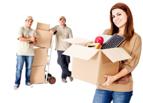 Unpacking boxes in a Sidcup property to help a customer settle in quickly