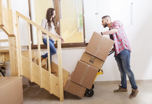 Local removals van serving student accommodation in Sidcup