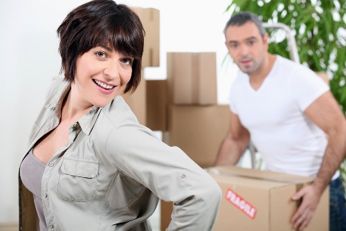 Protective wrapping for fragile items during a flat removal
